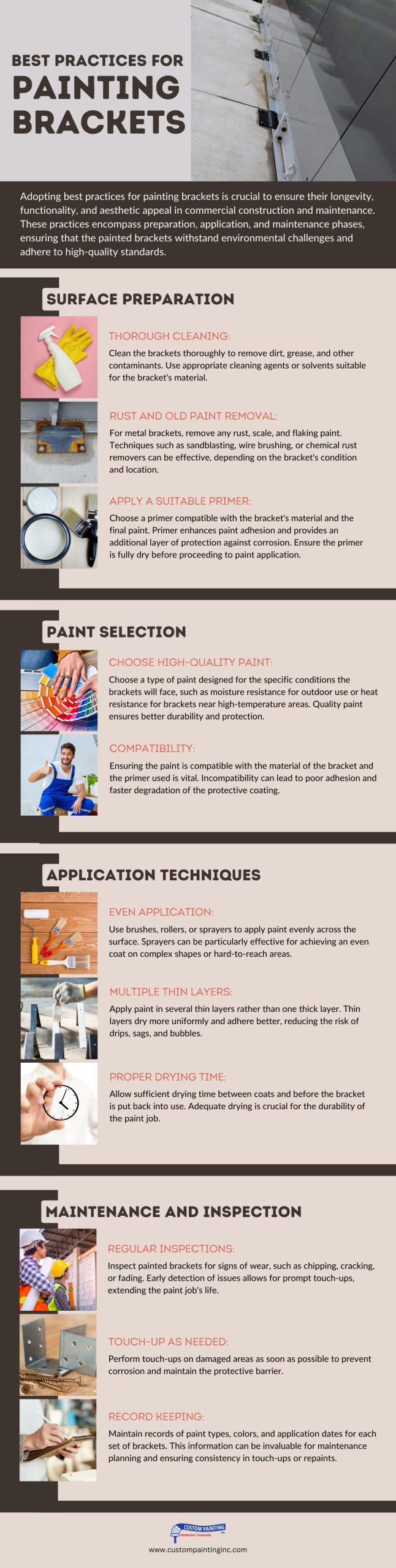 Best Practices for Painting Brackets in the Bay area including the cities of San Ramon, Dublin, and Santa Clara