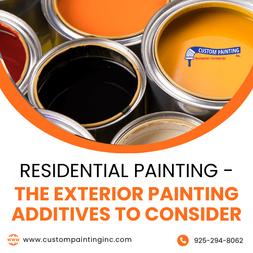 Residential Painting - the Exterior Painting Additives to Consider